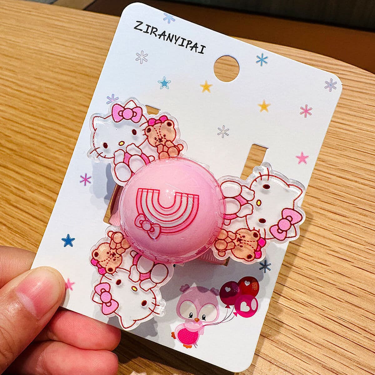 Детский вращающийся стопорный кольцо светоизлучающий гироскоп-браслет мальчик девочка принцесса ювелирные изделия на день...