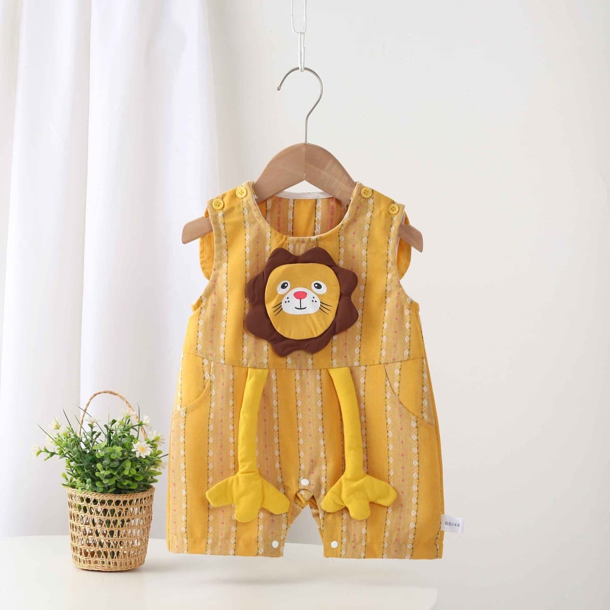 Летний тонкий комбинезон для новорожденного мальчика, безрукавный, с мультяшными рисунками, для ползания