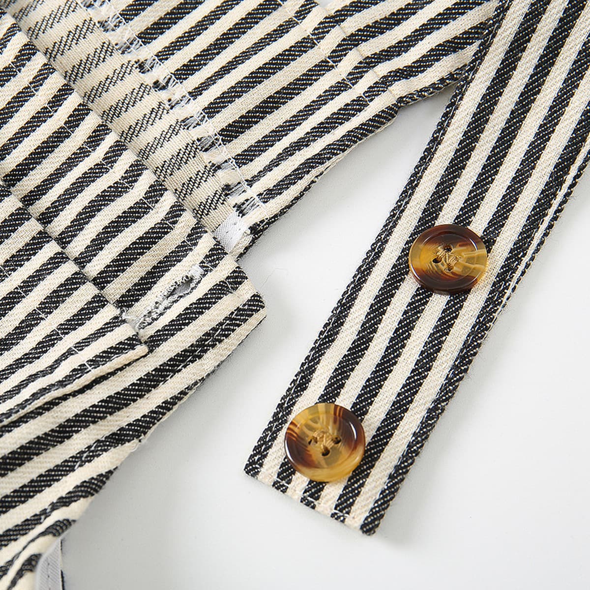 Детские весенне-осенние комбинезоны для мальчиков, уникальный полосатый комбинезон для малышей, корейские универсальные...