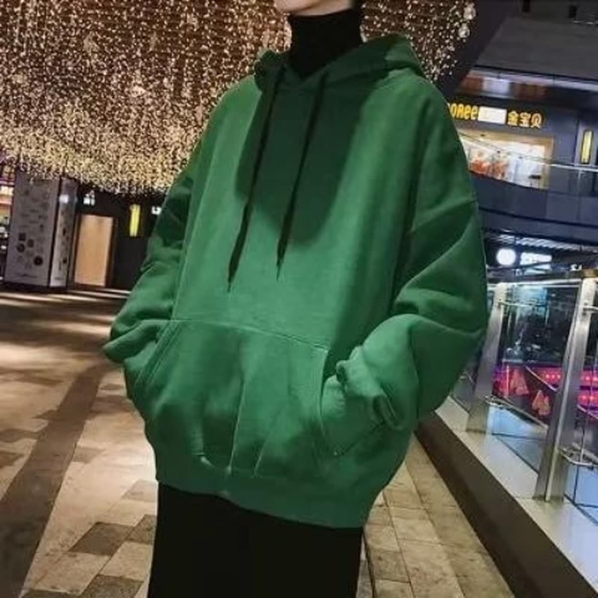 Оптовая Продажа с фабрики, свитер с капюшоном, мужская осенне-зимняя однотонная толстовка с капюшоном, корейский тренд,...