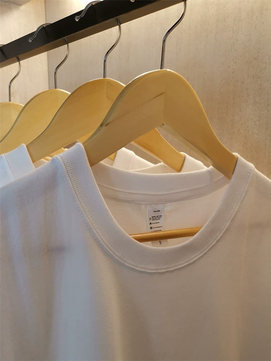 200 г японская тяжелая хлопковая футболка с короткими рукавами для мужчин и женщин сплошной цвет белый мужской пустой...