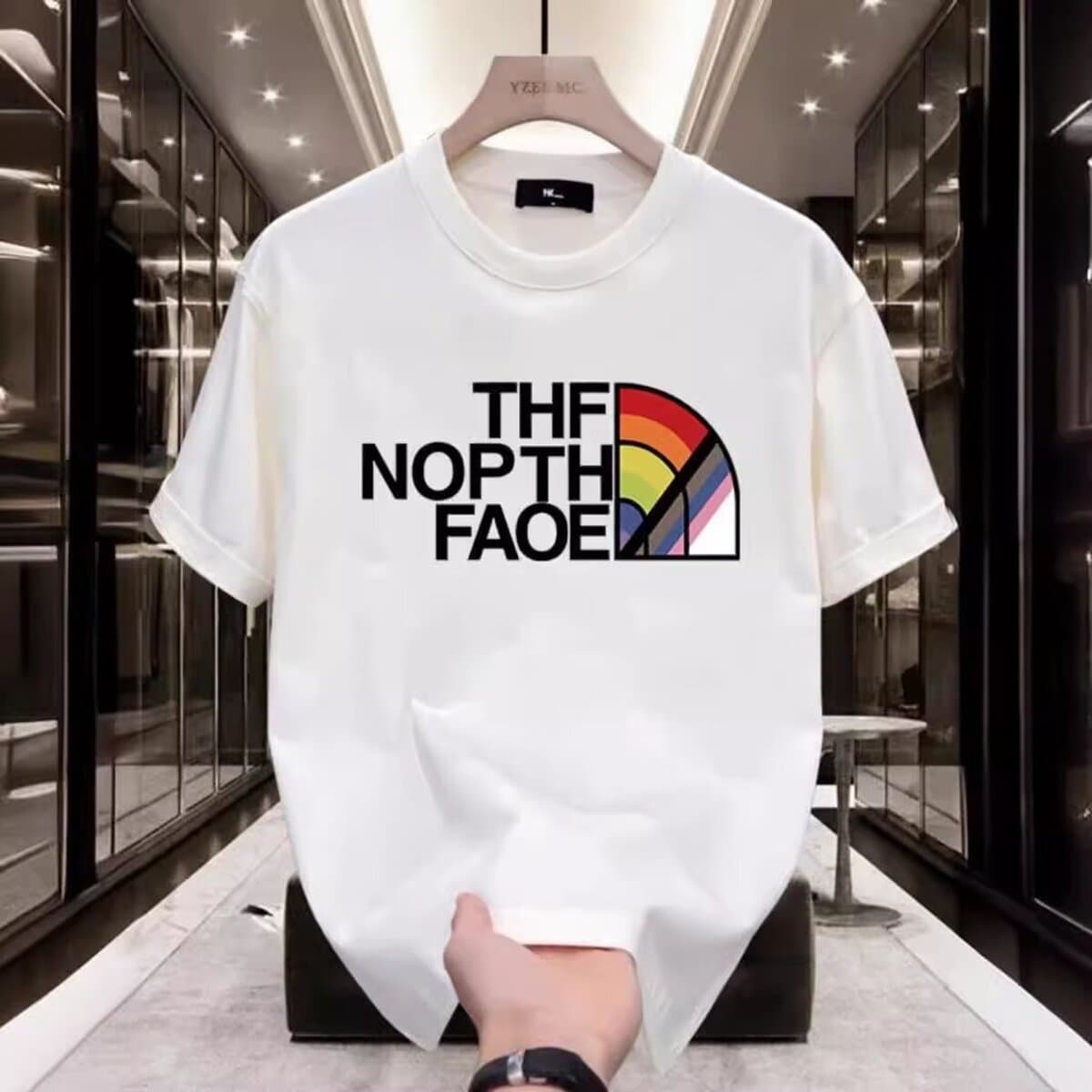 С короткими рукавами мужской красный прилив бренд летом американская красавчик красавчик футболка для юношей и девушек tins...