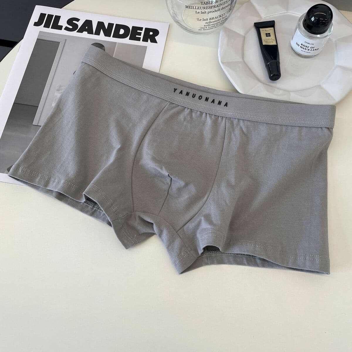 Мерадский цвет мужские хлопчатобумажные трусики 7A бактериостатический промежность плюс размер мужские боксеры удобные...