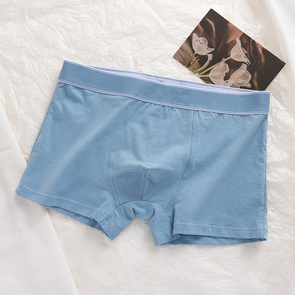 60 длинноволокнистых хлопковых мужских трусов, графеновое антибактериальное нижнее белье, дышащие хлопковые мужские...