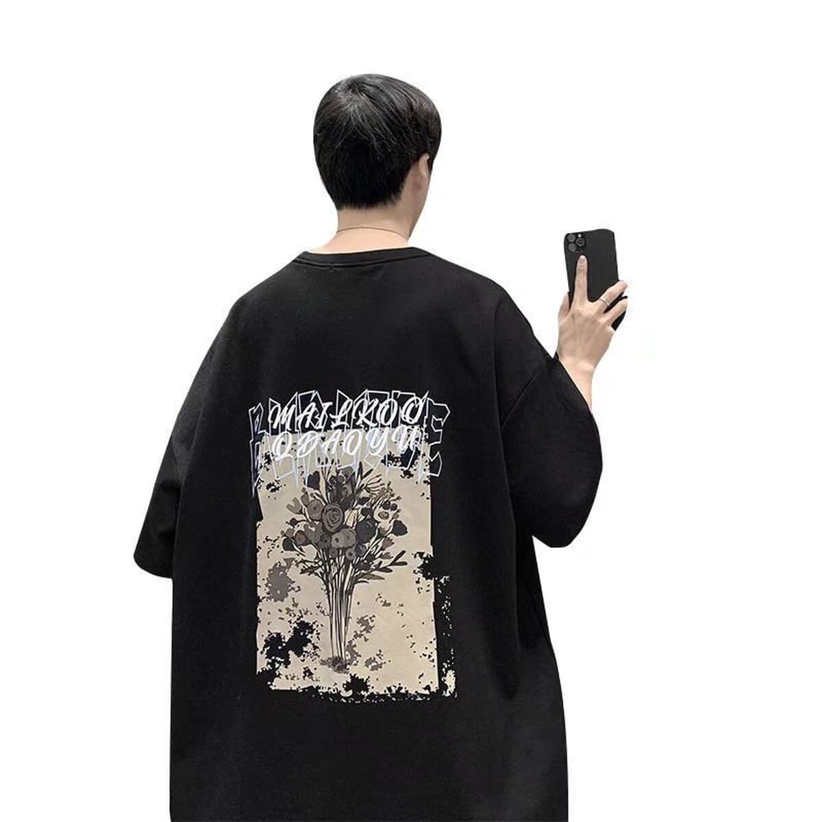 Карлики 2078 Летняя футболка с короткими рукавами для студентов мужского пола