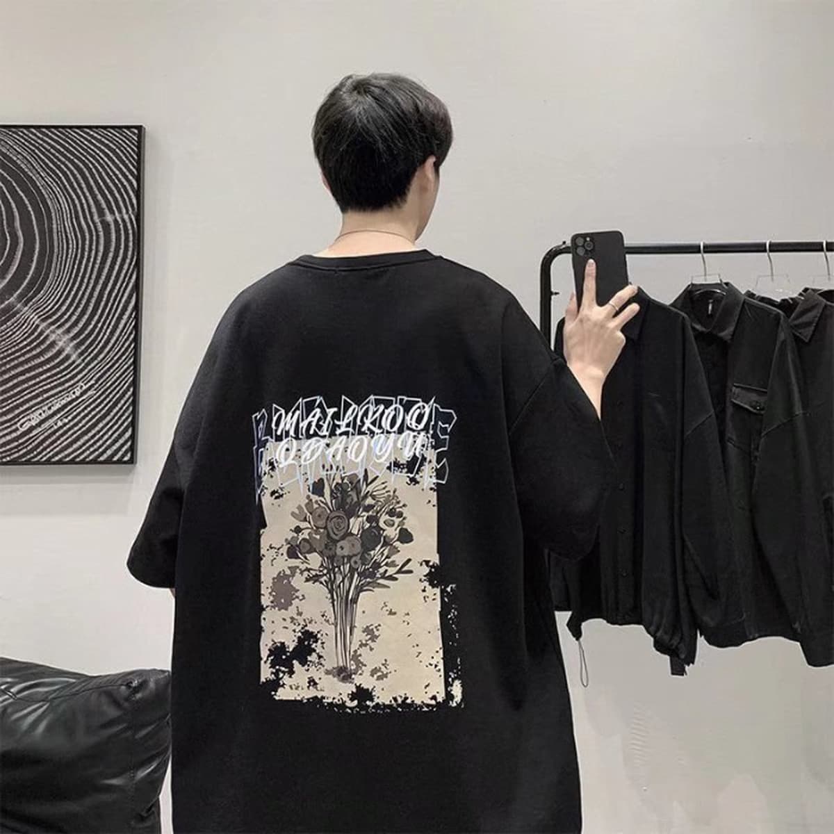 Карлики 2078 Летняя футболка с короткими рукавами для студентов мужского пола