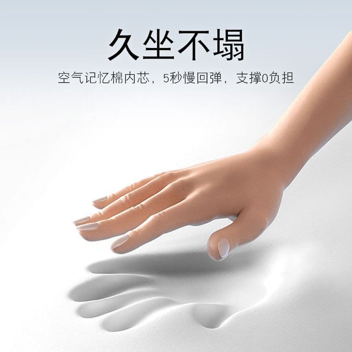 Подушка для офисного стула для длительного сидения, утолщенная несминаемая подушка для сиденья из пены с эффектом памяти,...