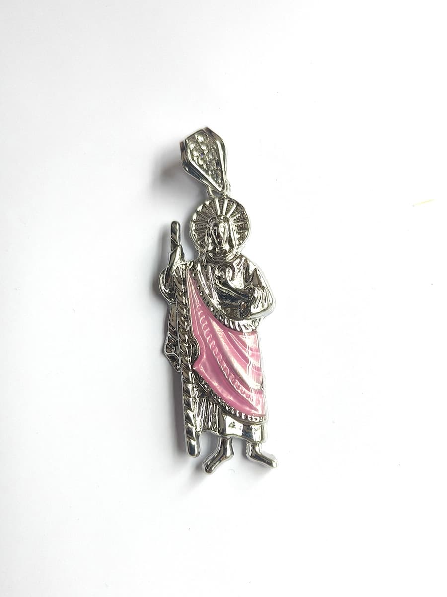 Европейские и американские трансграничные капающие масла Религия Св. Иуда Сплав подвески для мужчин 8MM кубинские цепи...