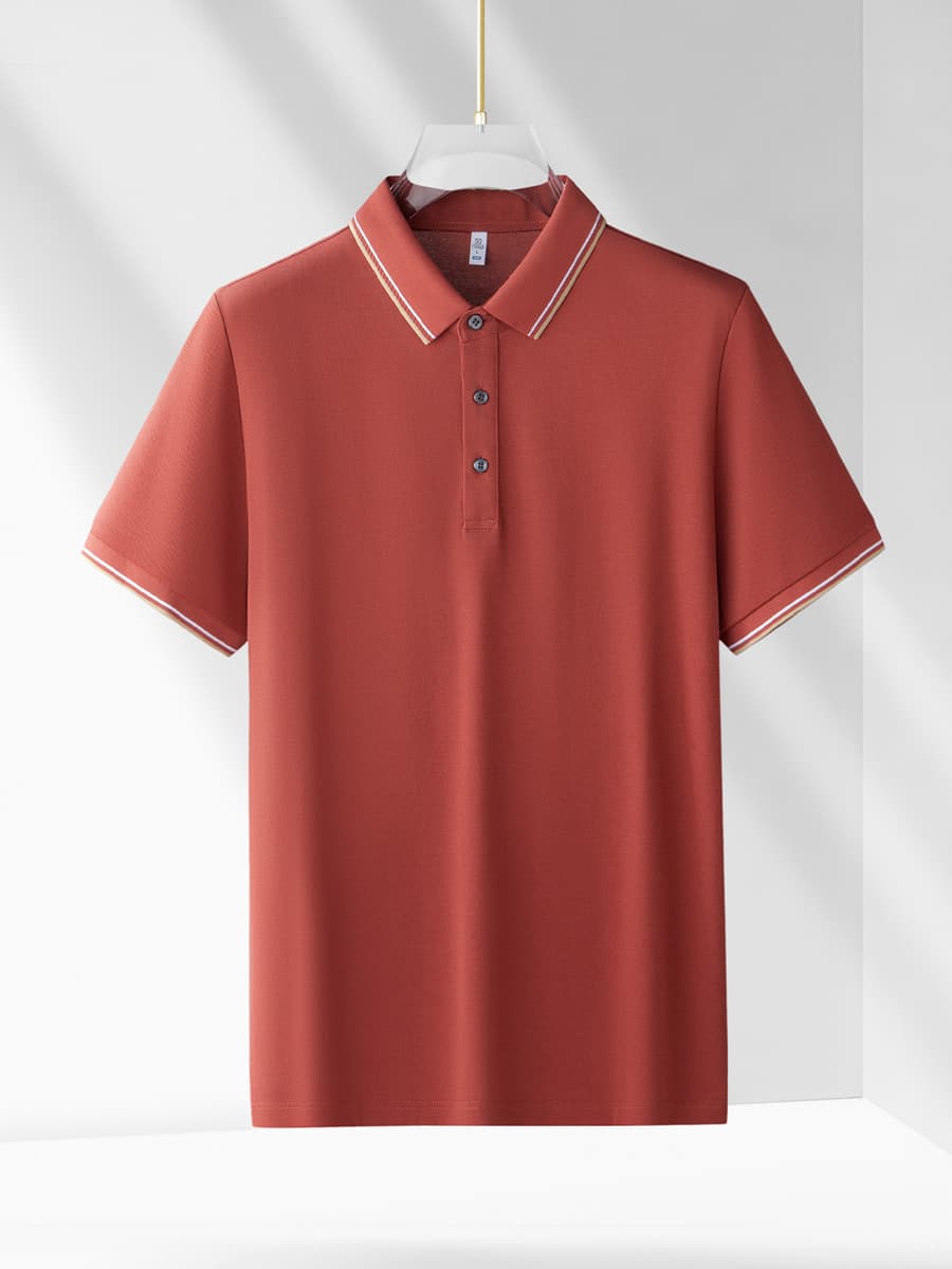 Рубашка POLOP для мужчин летний солнцезащитный крем антибактериальный шелковица с лацканом с короткими рукавами футболка...