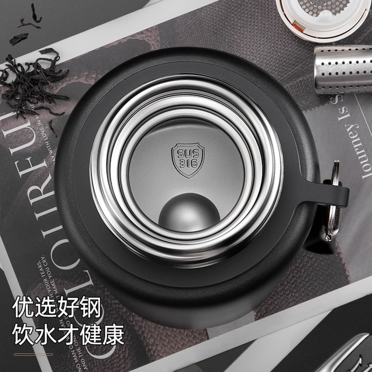 316 нержавеющая сталь Изоляющая чашка изготовленная на заказ стальная большая емкость чашка для воды для мужчин удобный...