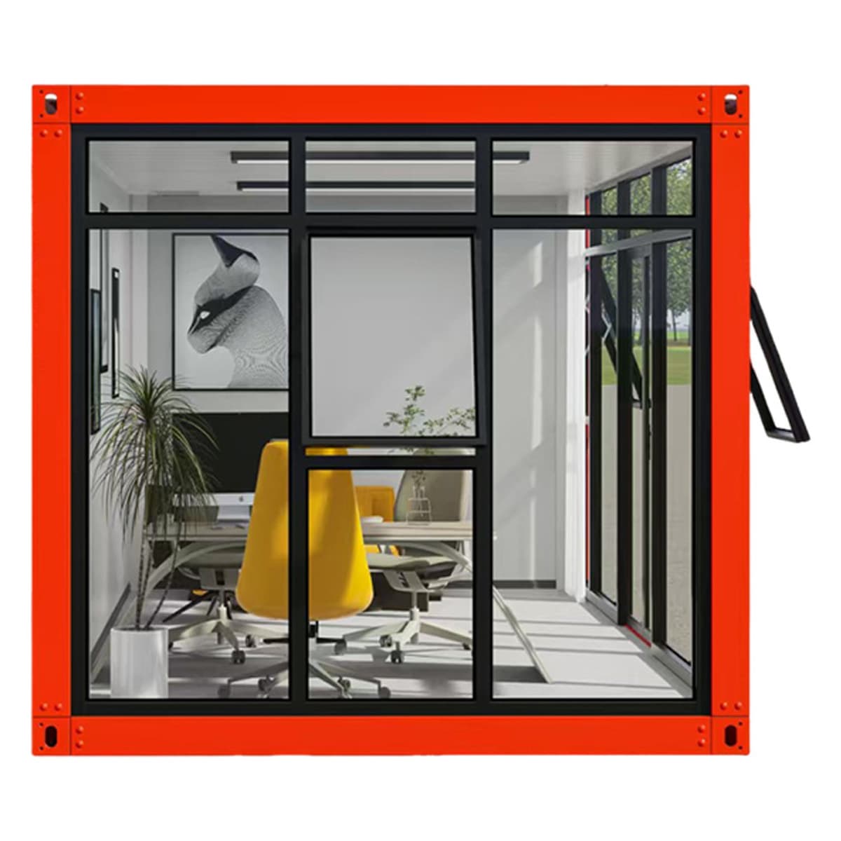 Контейнерный дом, мобильный дом, интегрированный дом, офис, строительная площадка, комбинированный общежитие, простая...