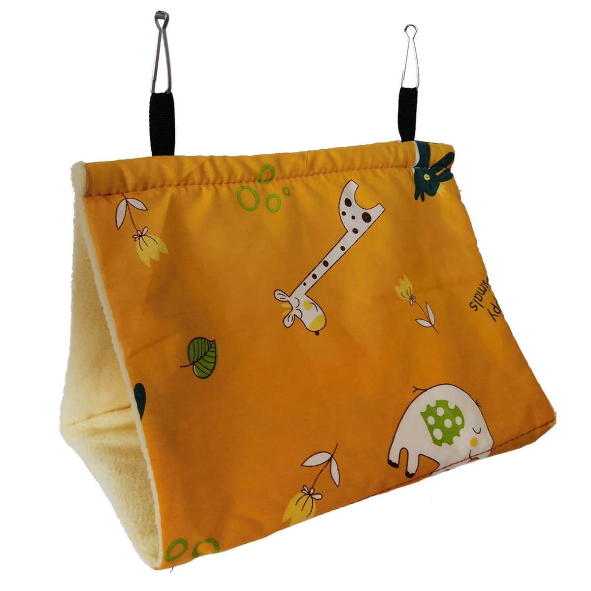 Четыре сезона холст фланелевый гамак для Птиц Гнездо для попугаев Птичий дом спальное гнездо с отверстием игровое...