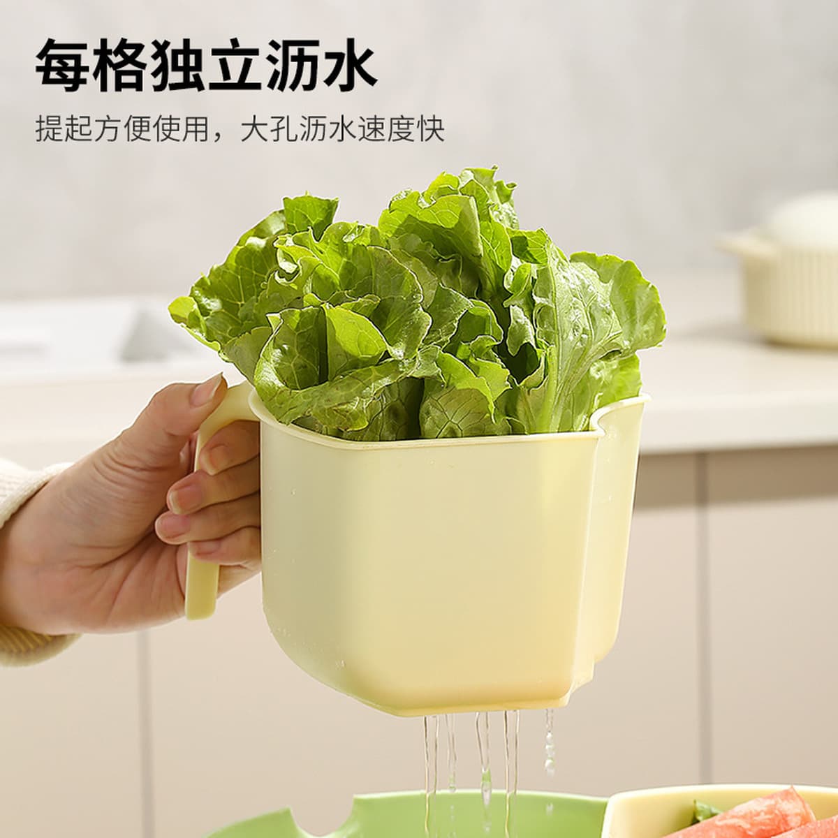 Тарелка с фруктами интернет-знаменитостей горячий горшок блюдо вращающийся бытовой кухонный отсек тарелка для хранения...