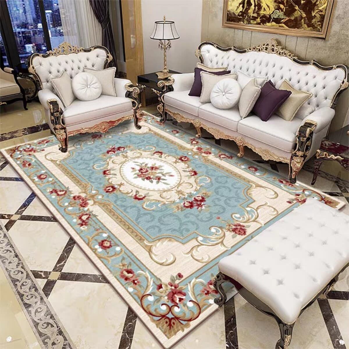 Ковер в офисном отеле Домашний столик для гостиной