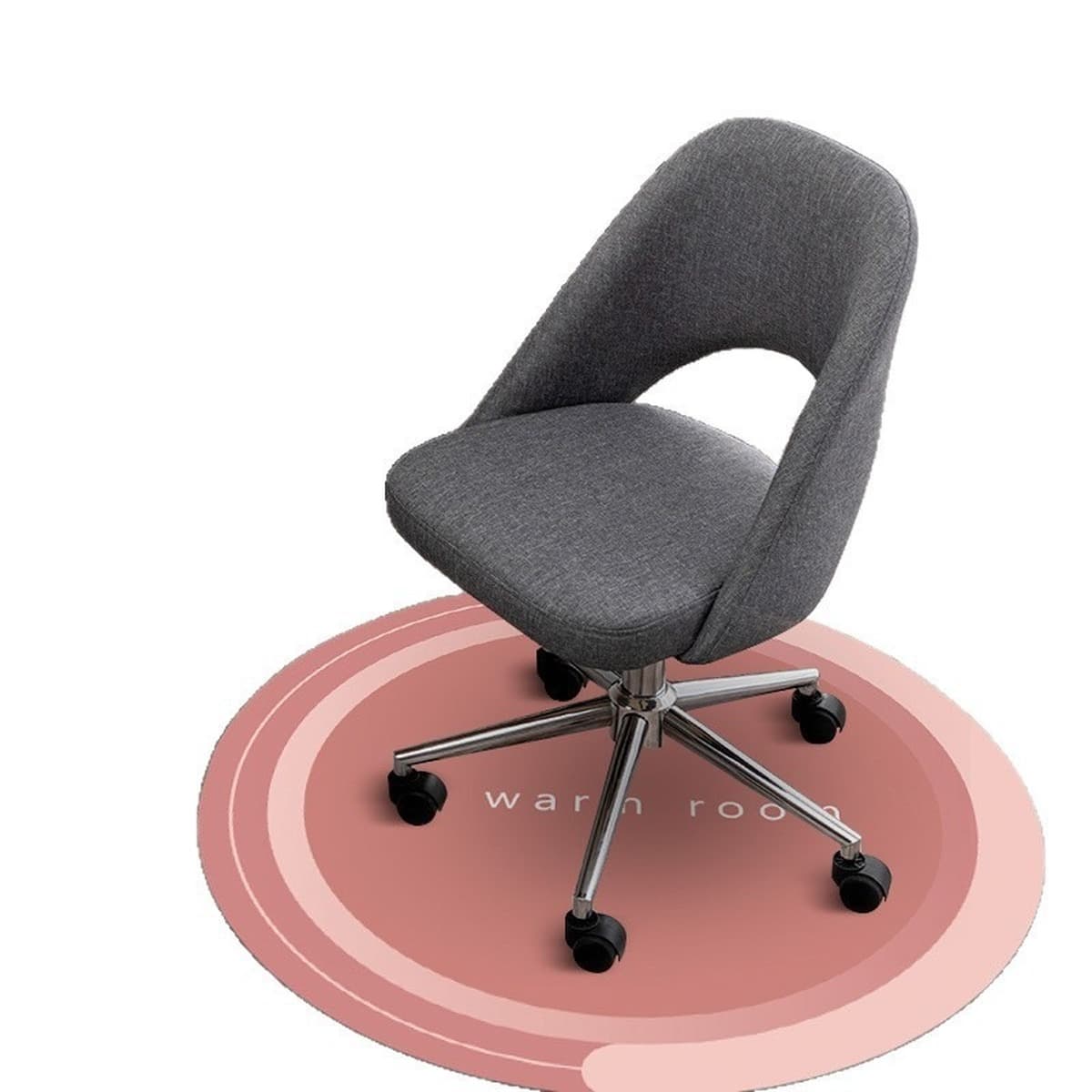 Круглый коврик для пола под компьютерное кресло, для спальни, гостиной, дивана, офиса, кабинета, коврик для ног из...