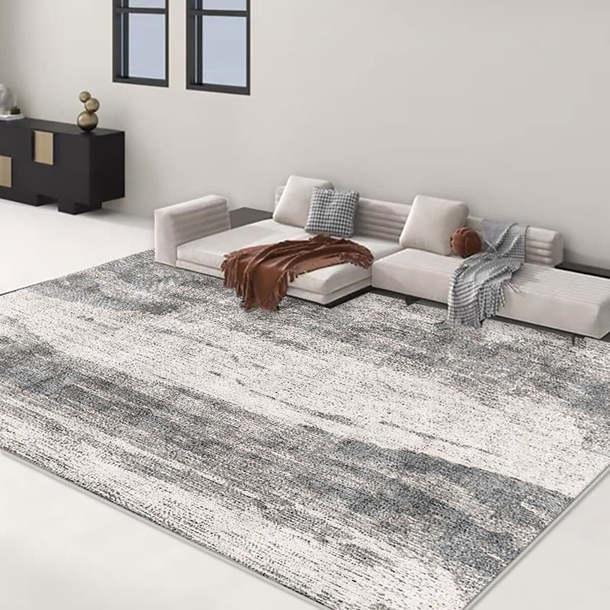 Чернила абстрактный ковер Премиум простой простой стиль стиль гостиная чайный коврик диванный ковер простой кабинет ковер...