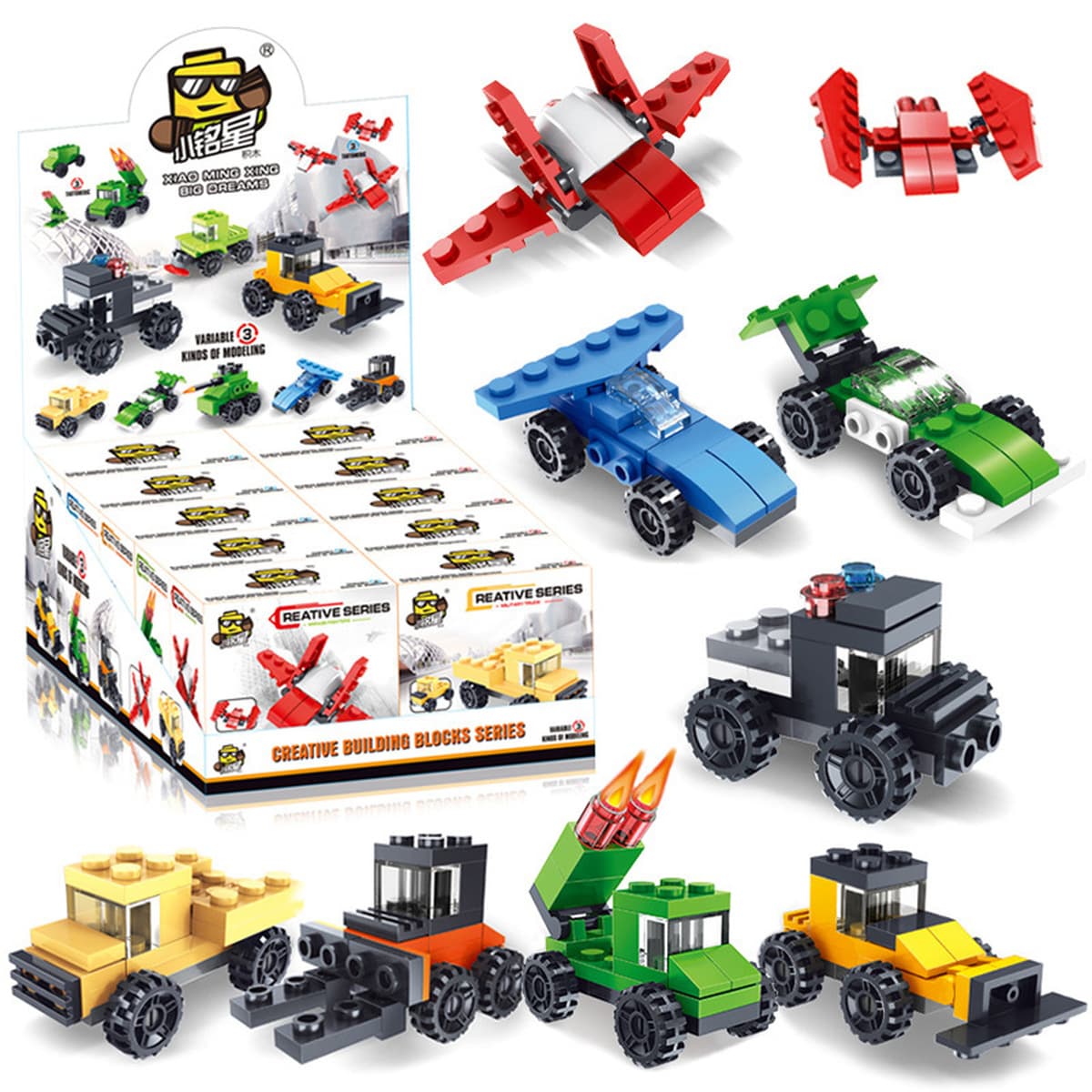 Xiaomingxing совместим с детскими собранными строительными блоками Lego, детский сад, раннее образование, образовательные...