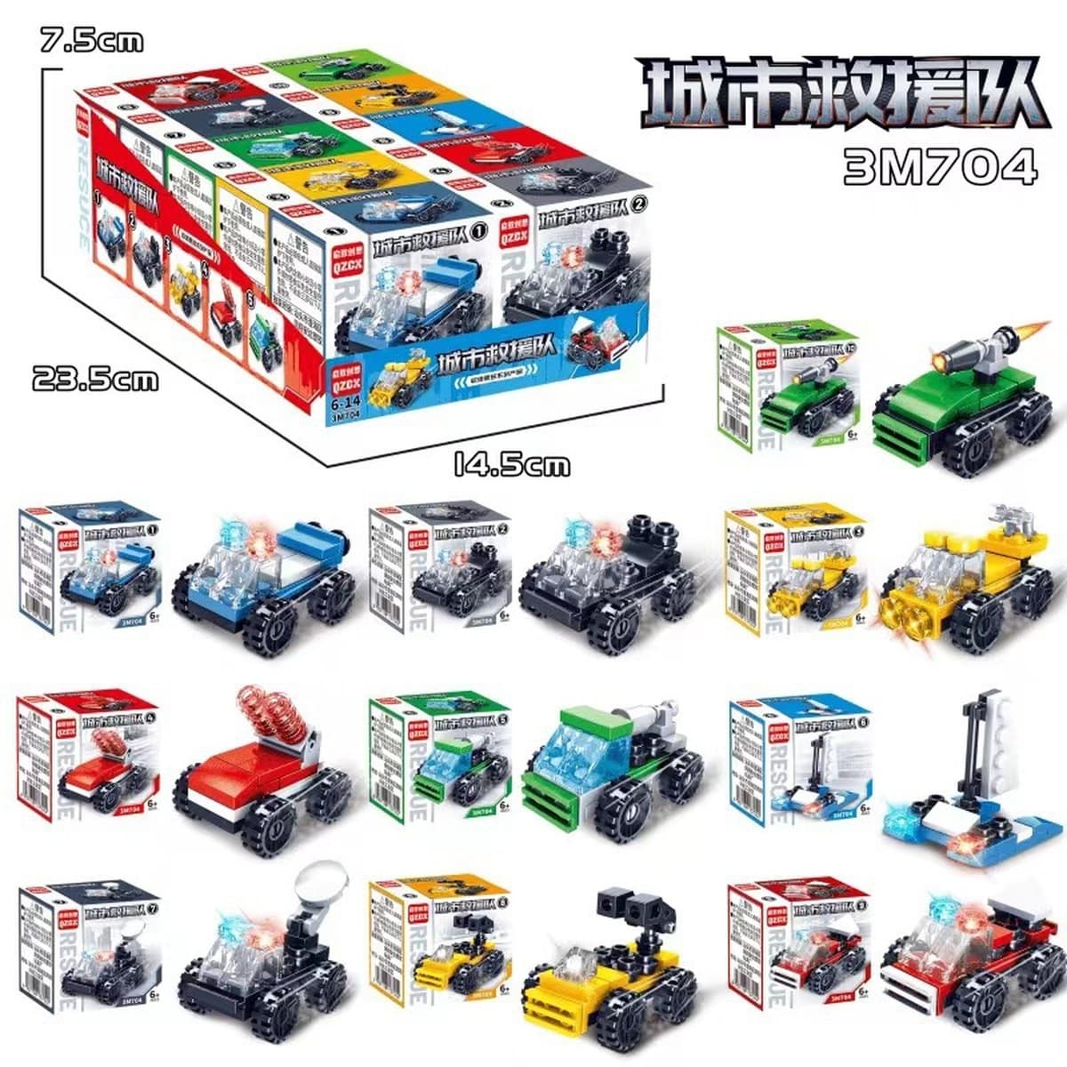 Xiaomingxing совместим с детскими собранными строительными блоками Lego, детский сад, раннее образование, образовательные...