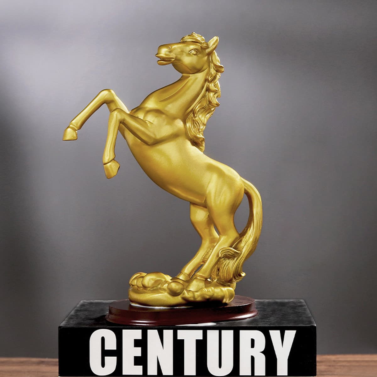 Новая фигурка лошади в китайском стиле для удачи, подарок на новоселье, украшение для гостиной, офиса, прихожей, винного...