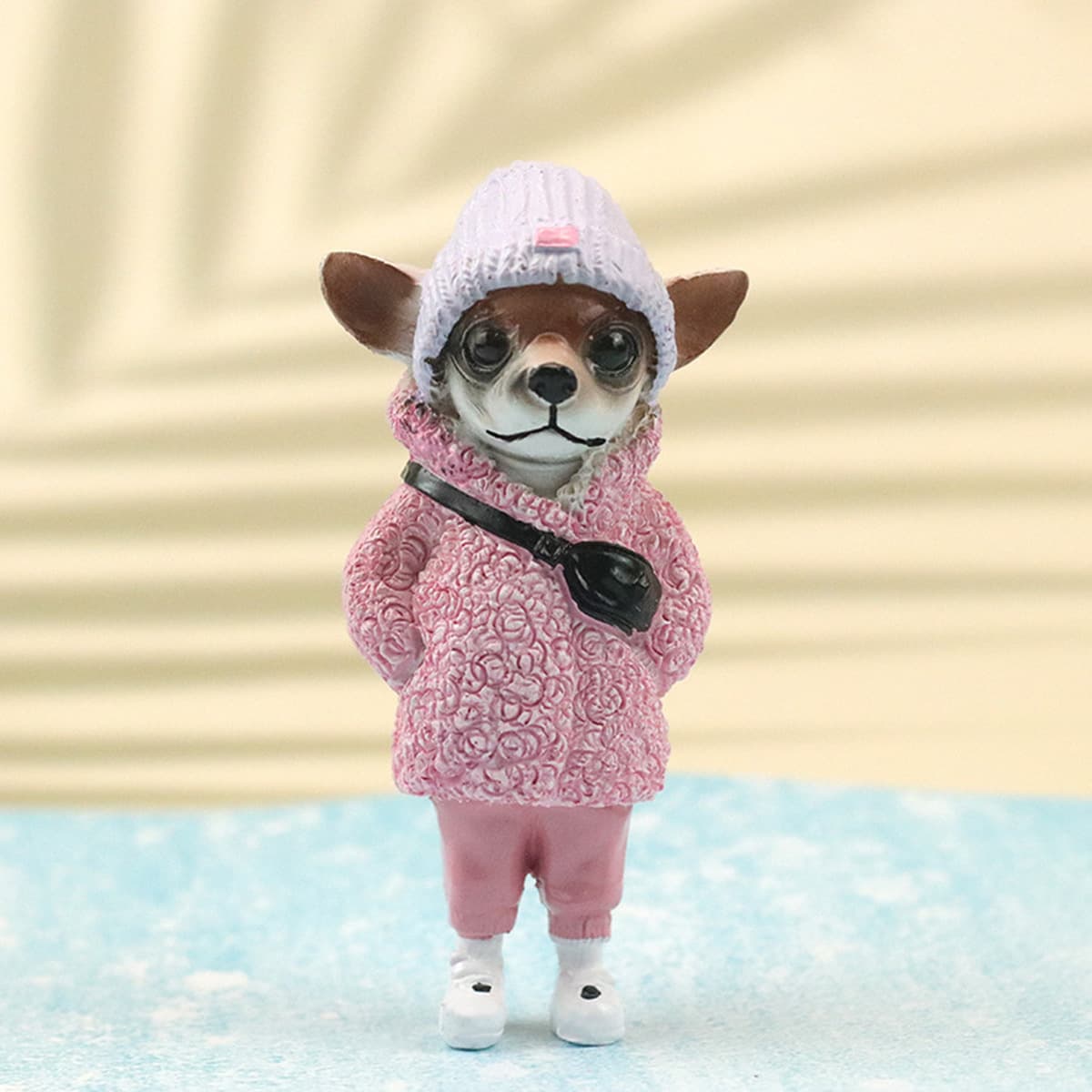 Трансграничный Новый Творческий щенок поделки из смолы украшения дома милая Мода Моделирование животных украшение интерьера...