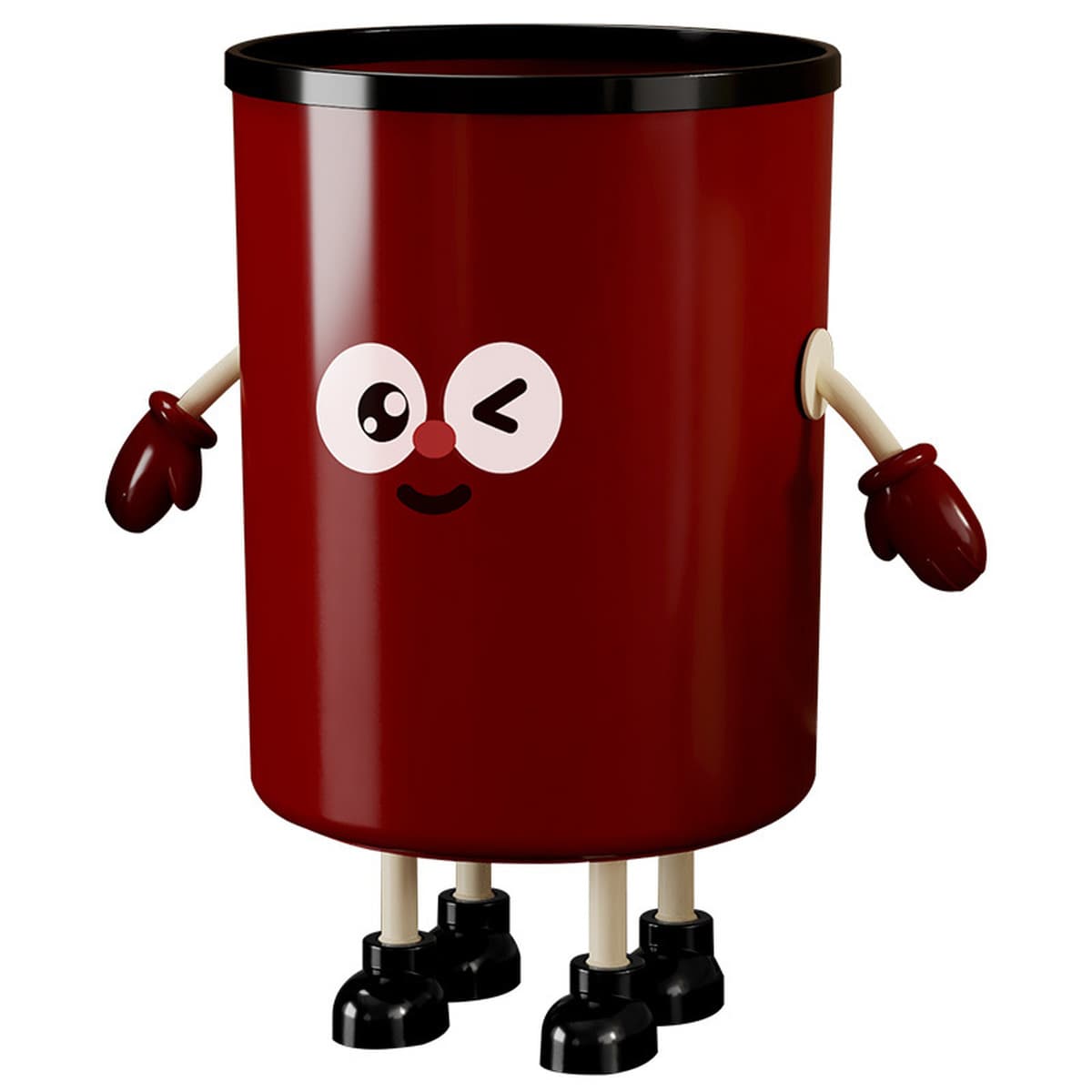 Мусорное ведро для дома, гостиной, креативной кухни, спальни, ванной комнаты, туалета, красивая, большая, милая бумажная...