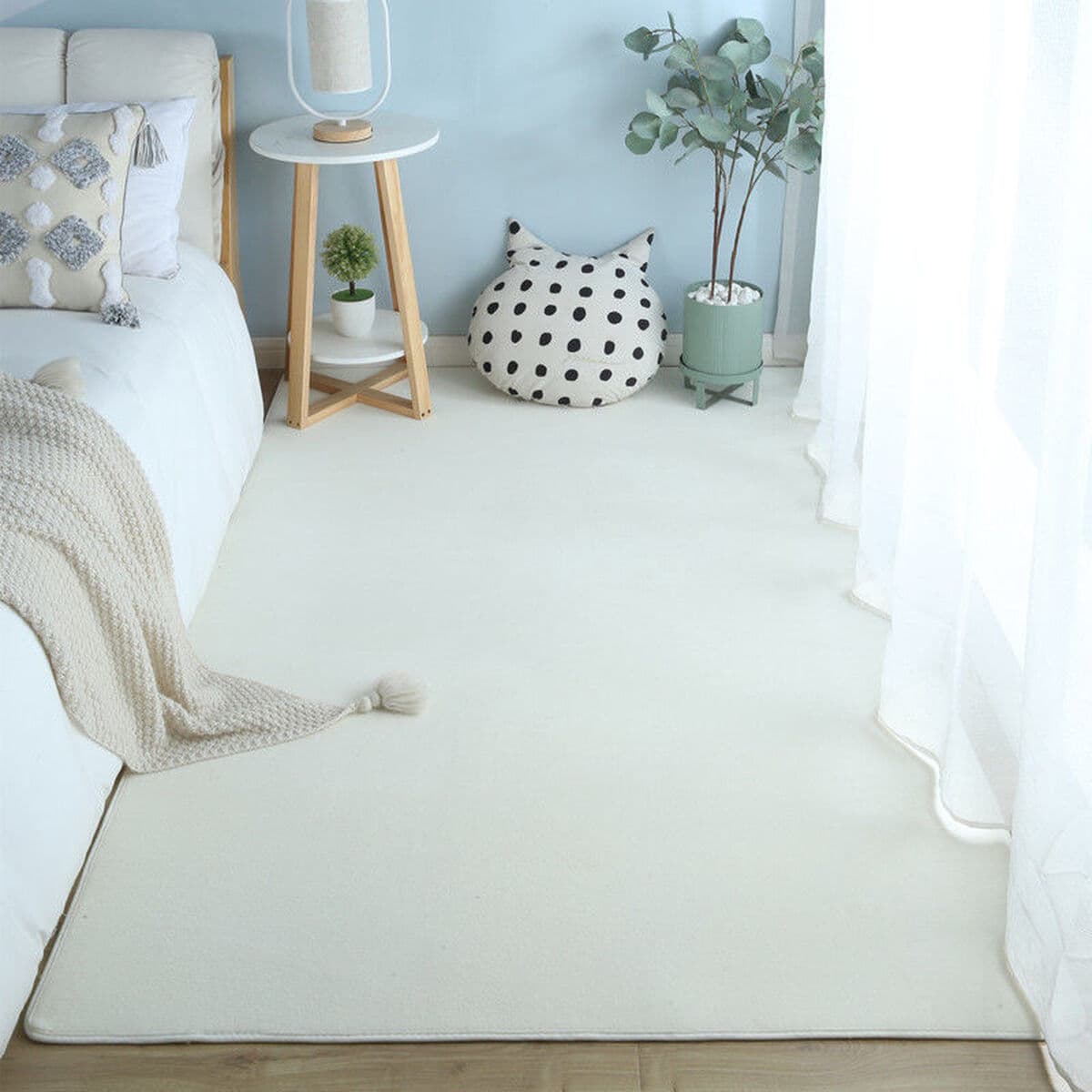 Ковер с толстым коротким ворсом, ковер для журнального столика в гостиной, прикроватное одеяло для всей комнаты в спальне,...