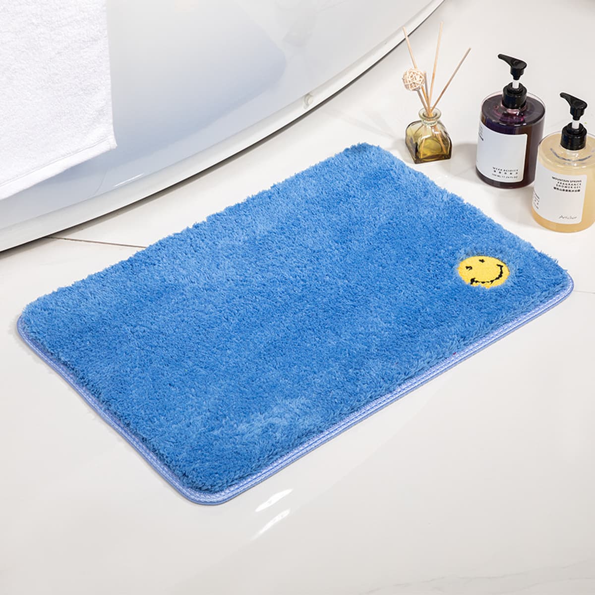 Новый улыбающееся лицо супер мягкий тонкий нильский домашний коврик, напольный коврик, бытовой туалет, ванная комната,...