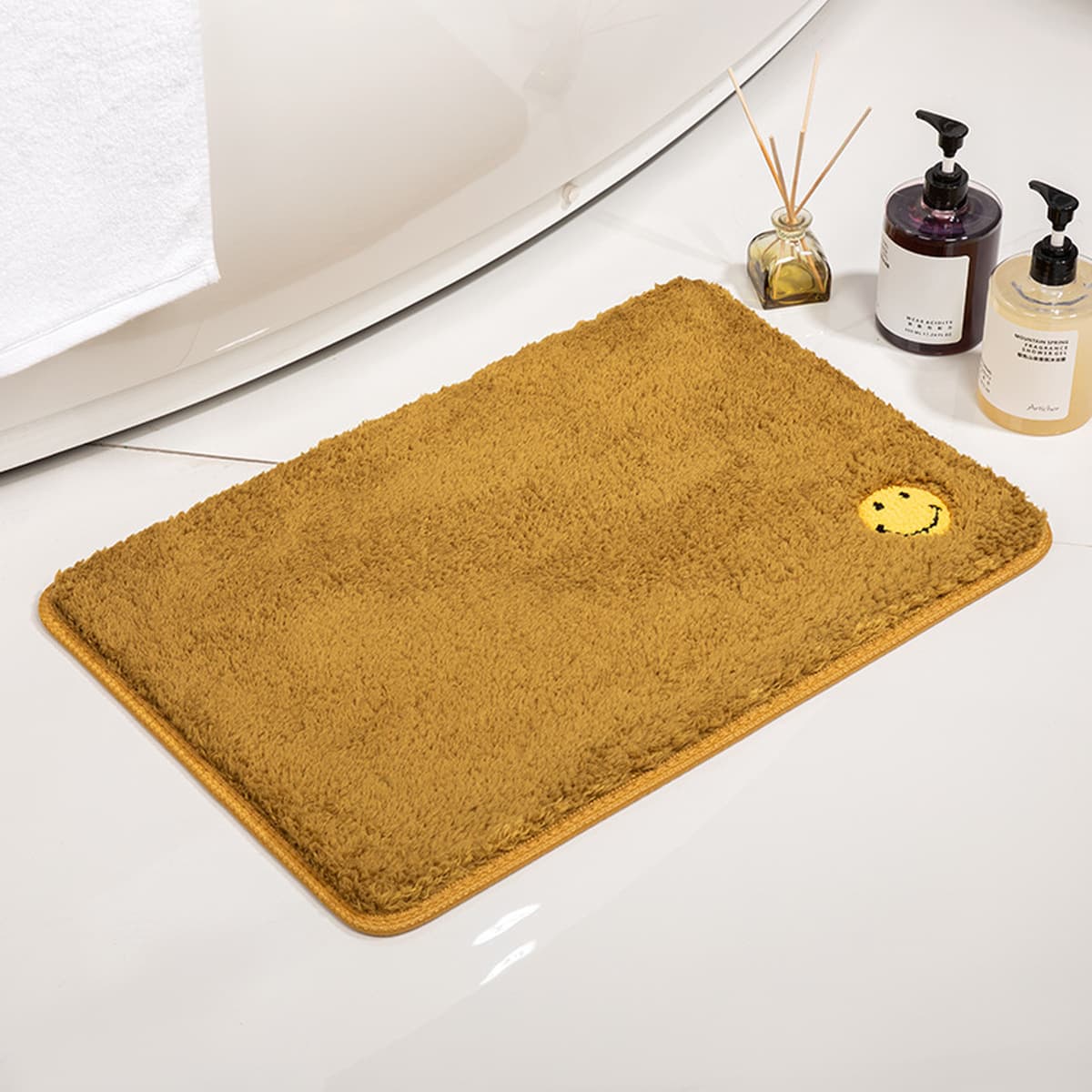 Новый улыбающееся лицо супер мягкий тонкий нильский домашний коврик, напольный коврик, бытовой туалет, ванная комната,...