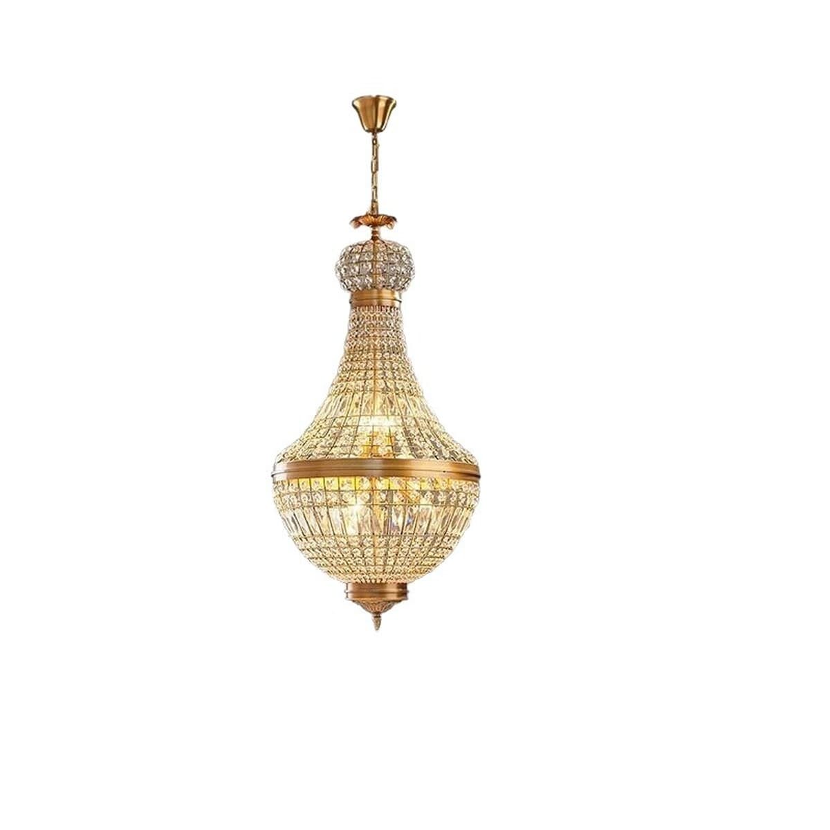 Американская ретро-люстра в виде воздушного шара с кристаллами для столовой, спальни, отеля, гостевого дома, изысканная и...