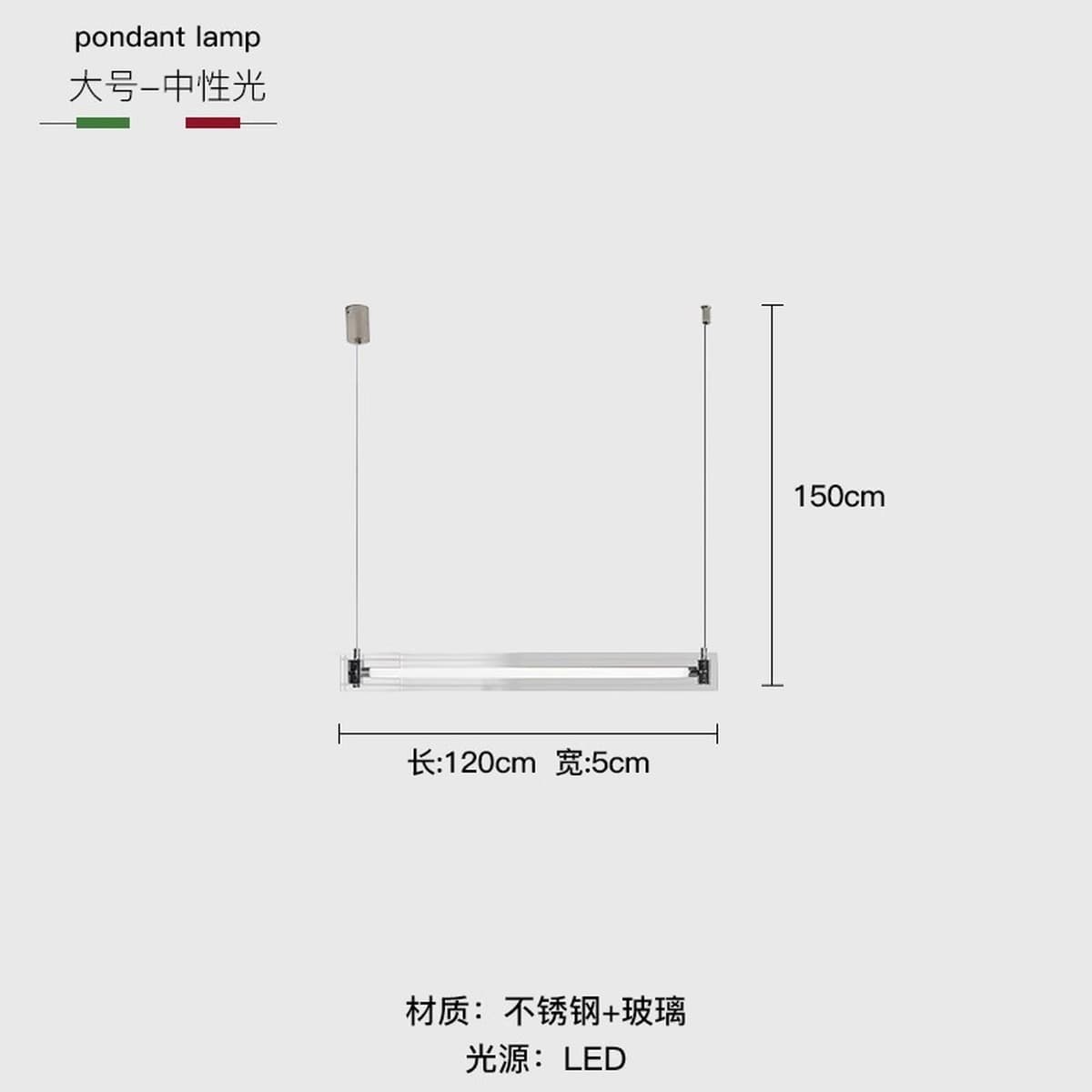 Минималистский ресторан длинная люстра светлая и роскошная креативная маза фонарь дизайнер арт-бар кабинет