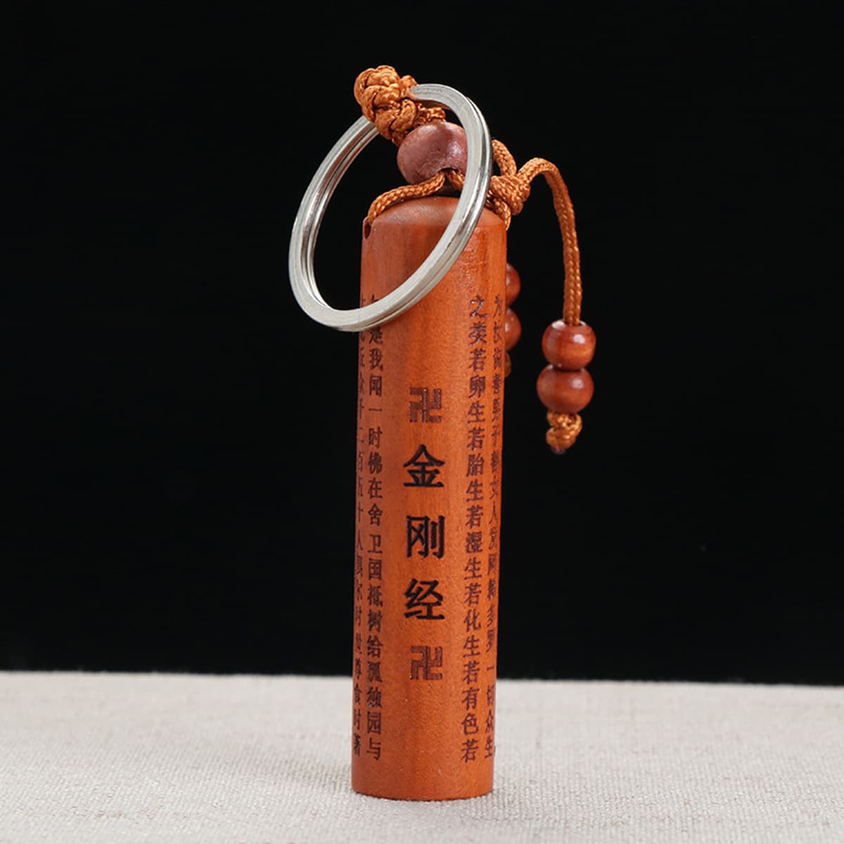 Заводская поставка персикового дерева благоприятная Сутра Великая печаль мантра Сутра трехмерная резьба квадратный круглый...