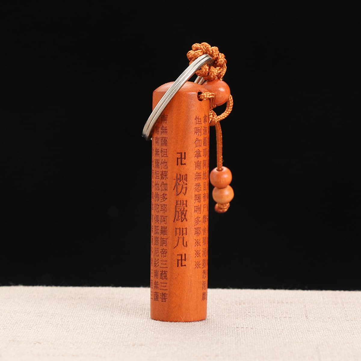 Заводская поставка персикового дерева благоприятная Сутра Великая печаль мантра Сутра трехмерная резьба квадратный круглый...