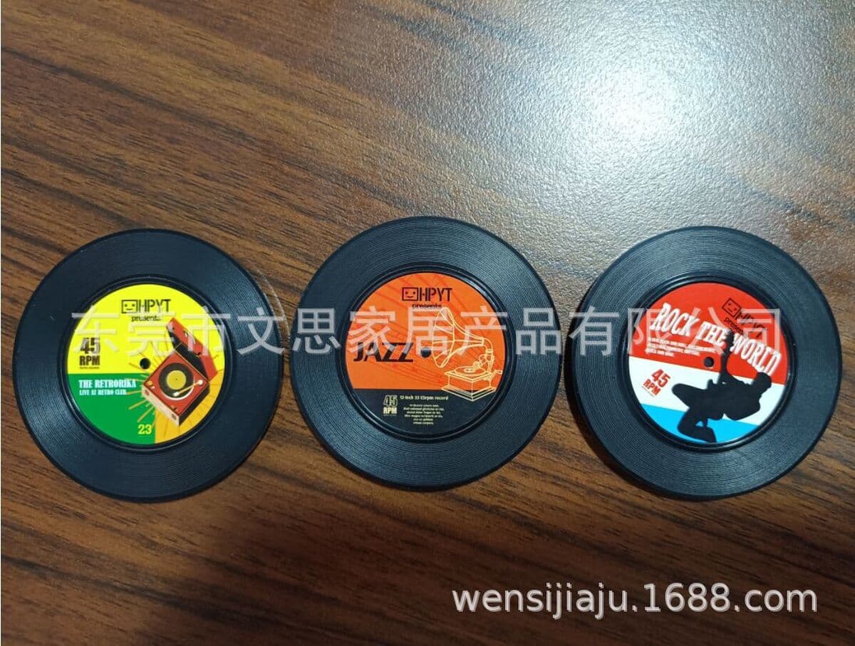 Магнит на холодильник в виде виниловой пластинки CAP GUN, ретро-мини-диск, классическая памятная серия, подарок, NFC