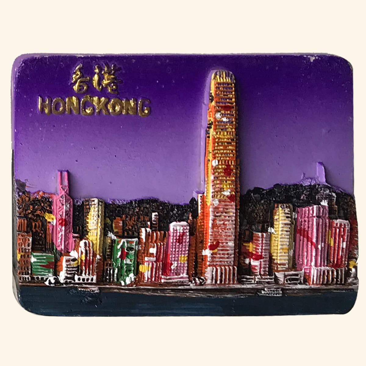 Гонконг, аксессуары для дома, Гонконг, памятный рельефный магнит на холодильник из смолы, подарочная коллекция, магнитная...