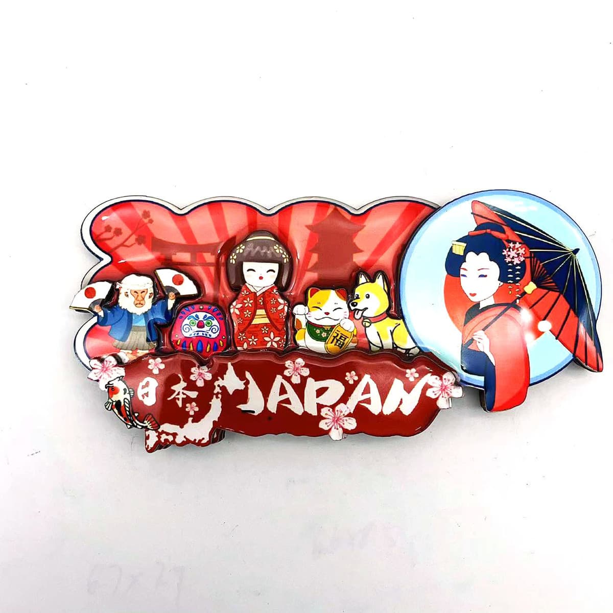 Японские деревянные трехслойные плитки на холодильники