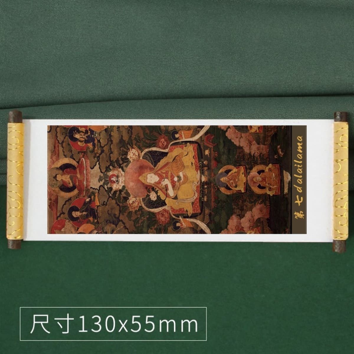 Тибетская туристическая перкуссия сувенирная катушка с охлаждением наклейки на тибетскую балатангку