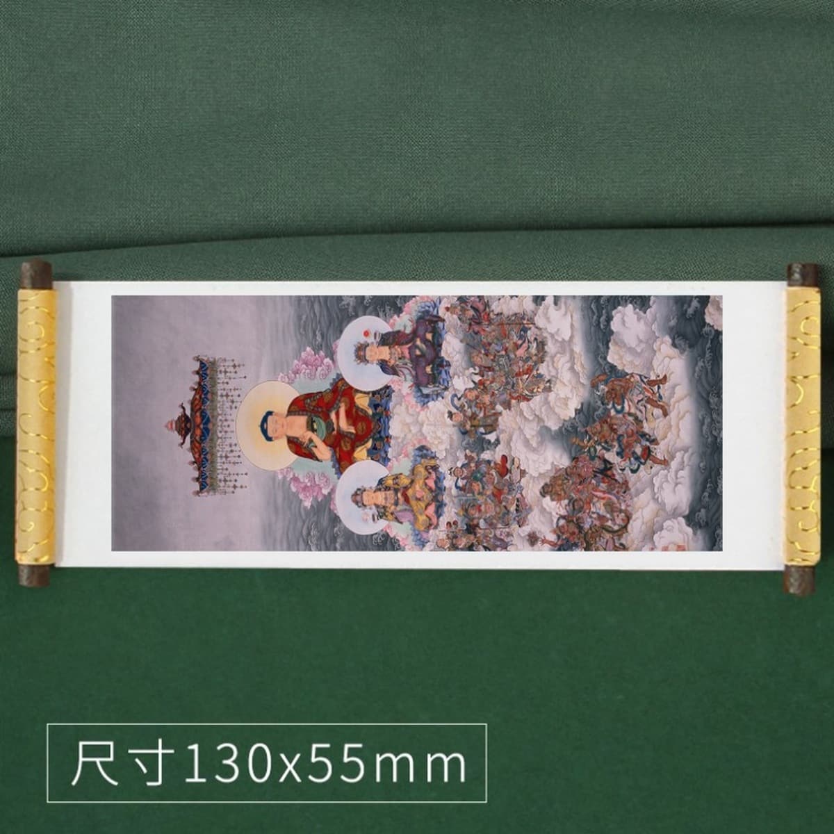 Тибетская туристическая перкуссия сувенирная катушка с охлаждением наклейки на тибетскую балатангку