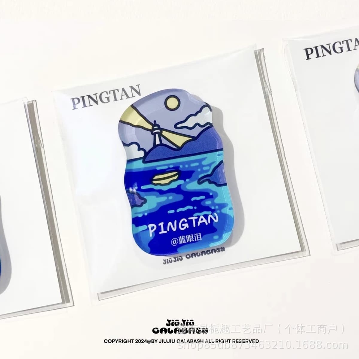 Акриловые магниты на холодильник для пейзажей, изготовленные на заказ, мультяшные городские туристические...