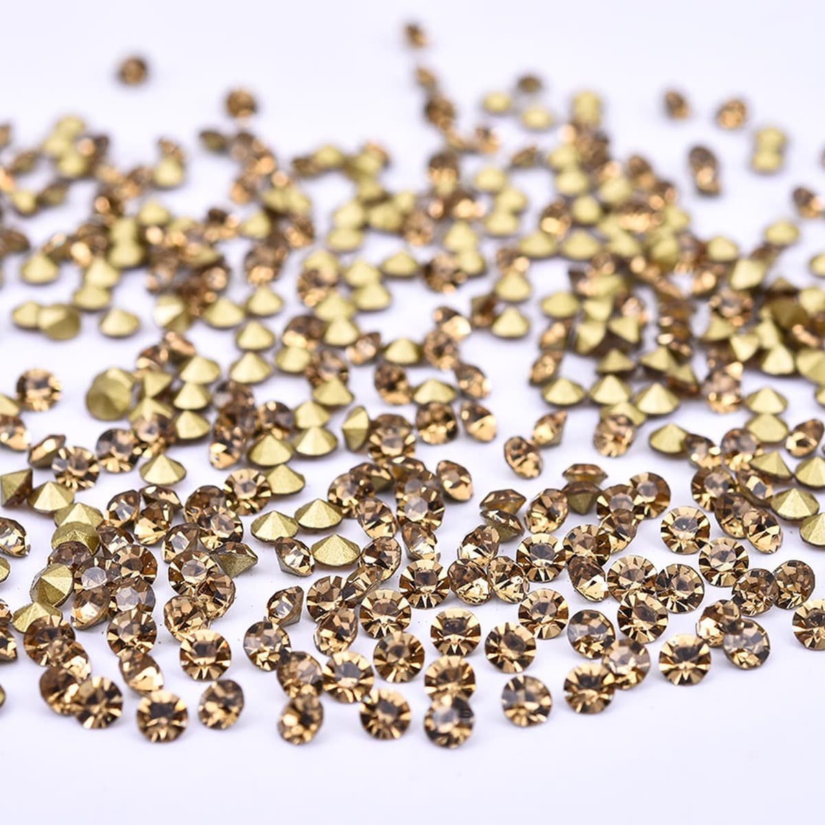 Ногтей остроконечное дно алмазное стекло горный хрусталь DIY бриллиант для ногтей Красота Кристалл бриллиант для ногтей...