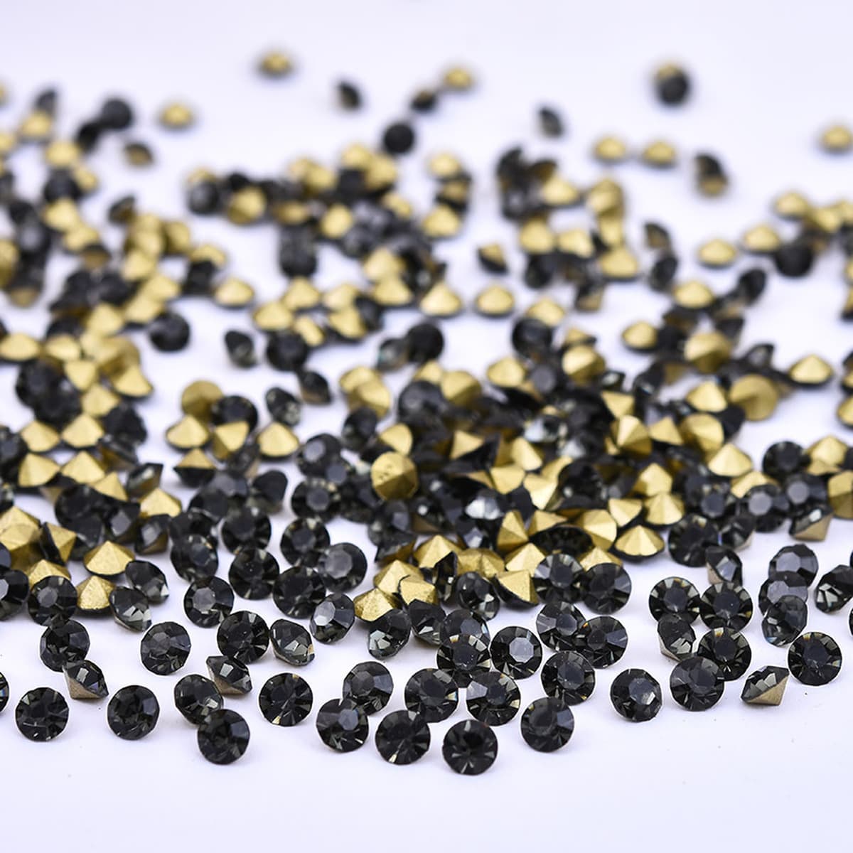 Ногтей остроконечное дно алмазное стекло горный хрусталь DIY бриллиант для ногтей Красота Кристалл бриллиант для ногтей...