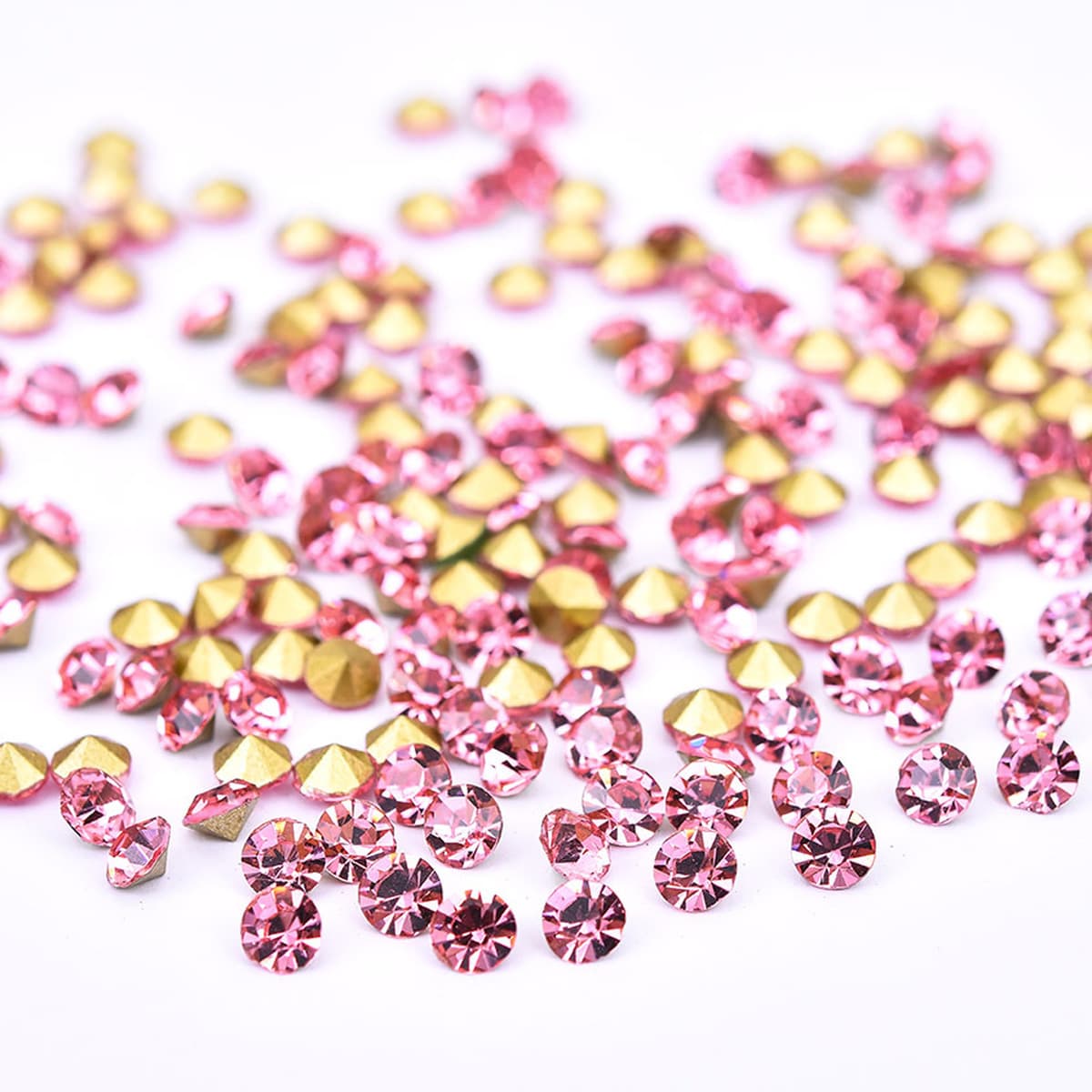 Ногтей остроконечное дно алмазное стекло горный хрусталь DIY бриллиант для ногтей Красота Кристалл бриллиант для ногтей...