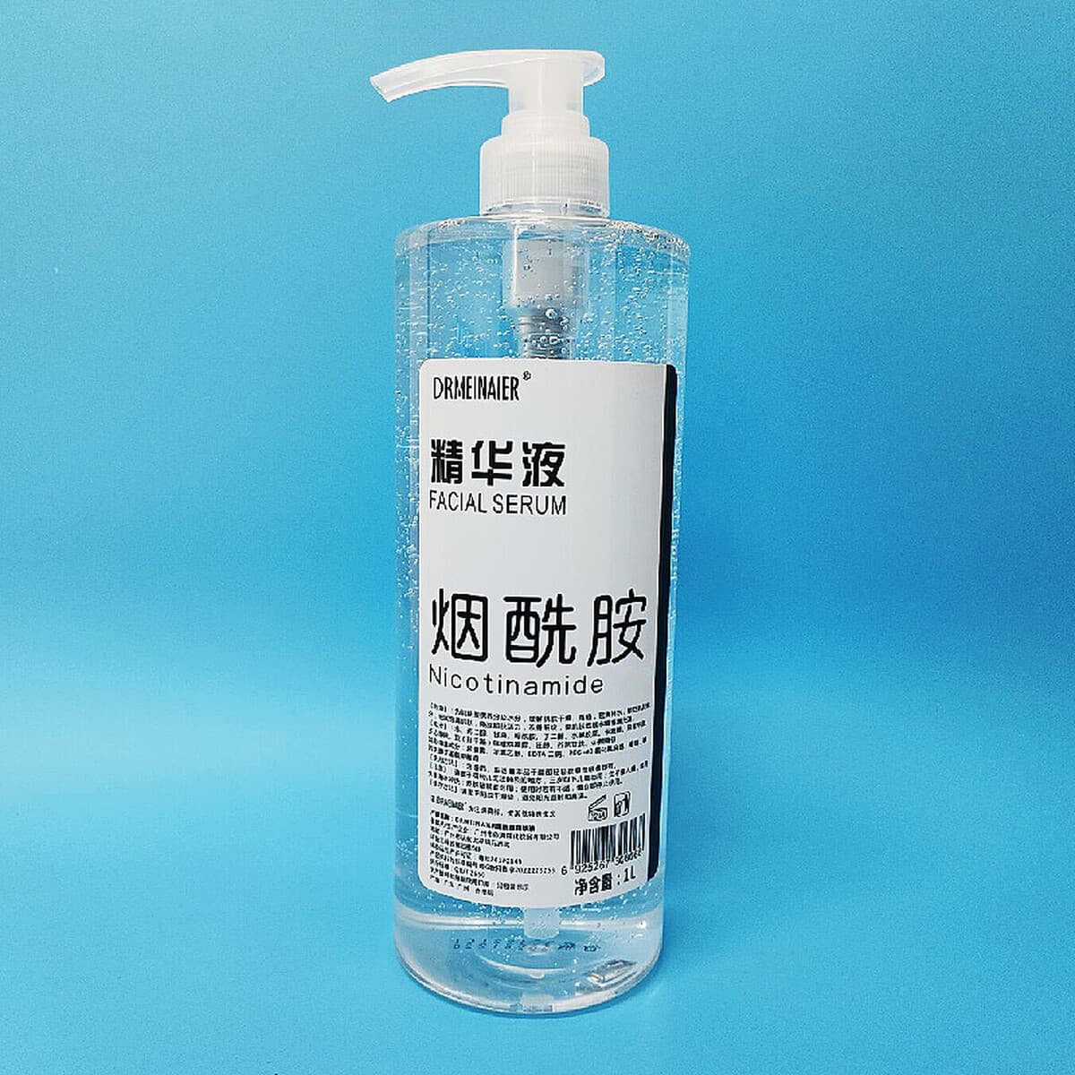 Сток раствор никотинамида для салона красоты 1000 мл для ухода за кожей лица большая бутылка эссенция для улучшения...