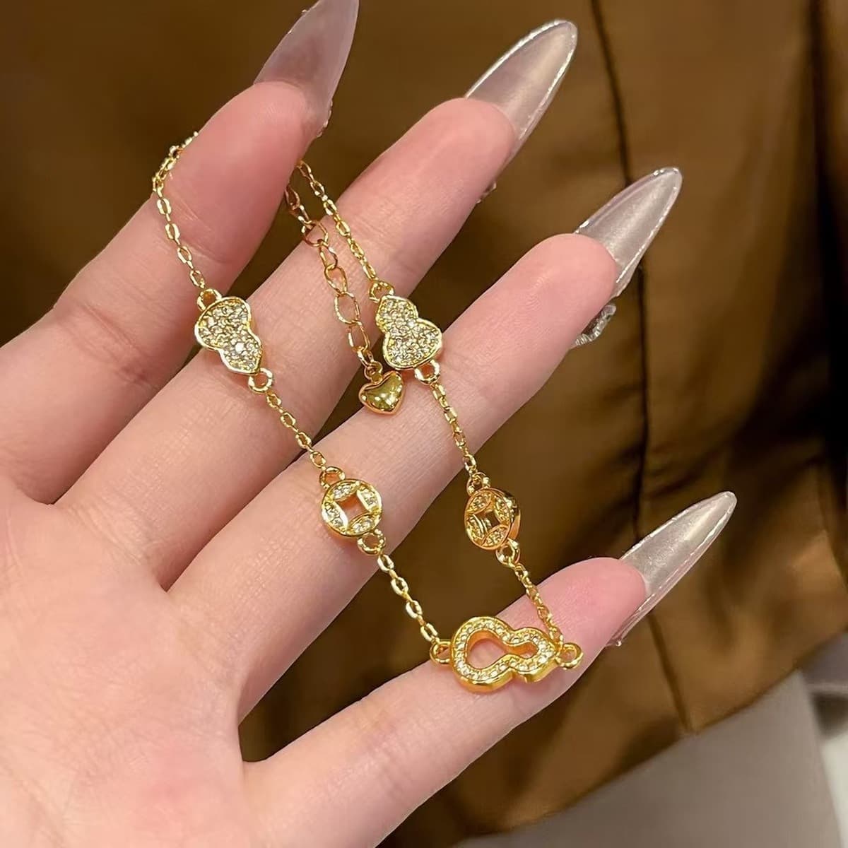 Высокоцветной лазерный браслет из тыквы золотой магазин