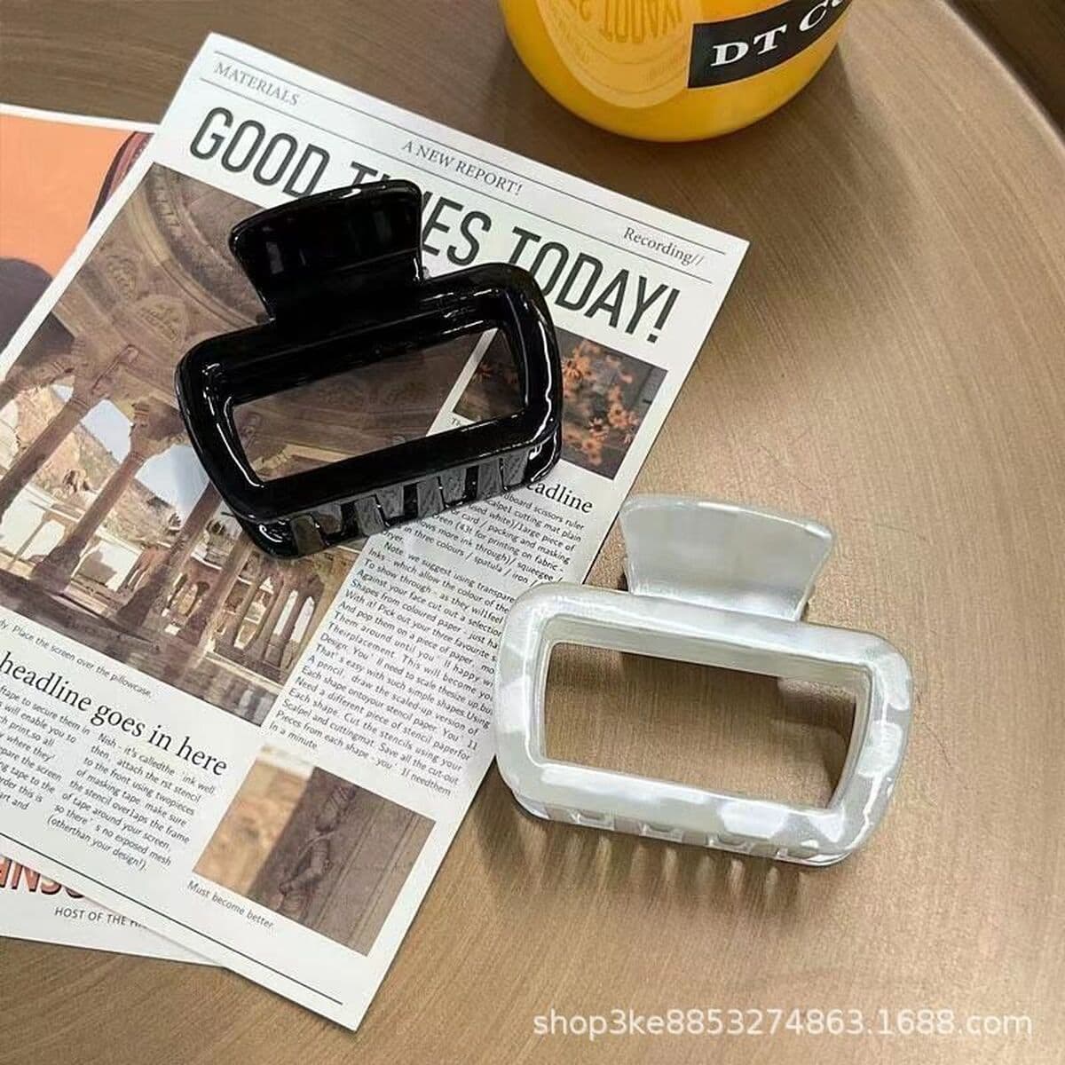 Квадратный янтарный зажим для захвата темпераментный новый маленький зажим для акулы с высоким значением