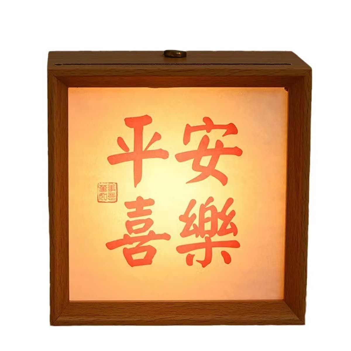 Квадратная фоторамка Ночник Деревянная фоторамка Атмосфера Свет Новое украшение дома Украшения Подарок на день рождения...