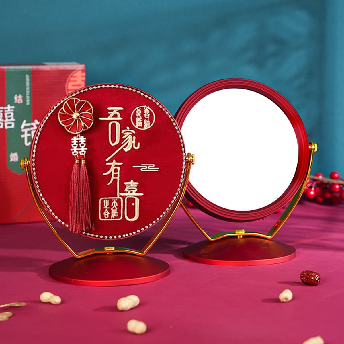 Свадебный приданый макияж зеркало