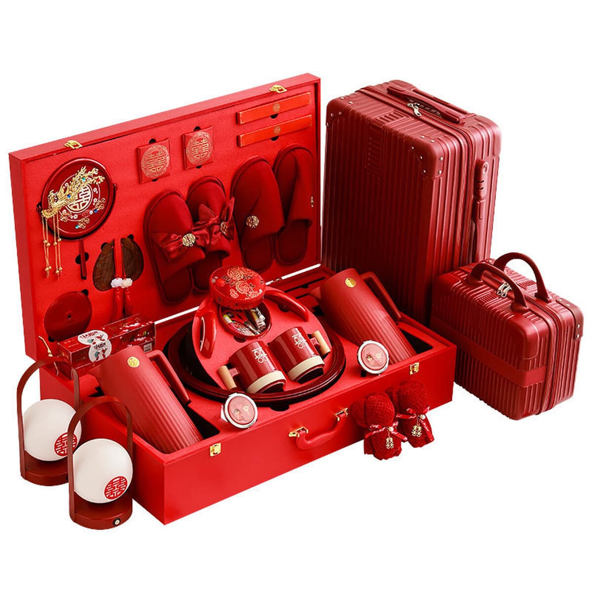 Полный набор свадебных принадлежностей, комплект для приданого, свадебные торжества, новый свадебный подарок невесте,...