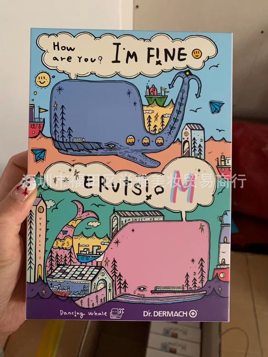 Корейская маска Dangseongwee Cheongdamdong Little Whale, увлажняющая и питательная, тип B, тип M, для общего применения