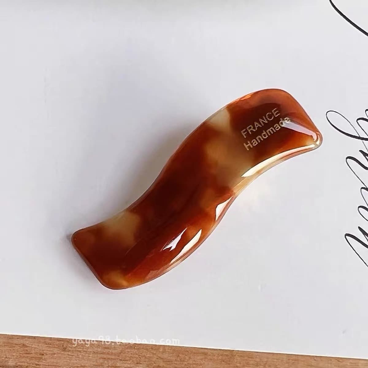 Высококачественный зажим с волнистыми краями ~ Корейский французский зажим «утконос» золотого стандарта, зажим для челки,...