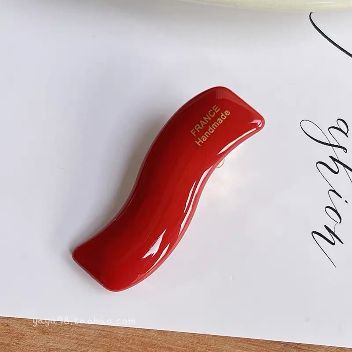 Высококачественный зажим с волнистыми краями ~ Корейский французский зажим «утконос» золотого стандарта, зажим для челки,...